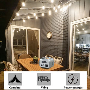 Generador Solar de Respaldo con Batería LiFePO4 de 134 Wh para Acampar al Aire Libre, Tomas de Corriente CA de 600 W, Recarga del 80% <span class=keywords><strong>en</strong></span> 30 Minutos, Linterna de Respaldo LFP - Product Image 6