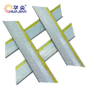 Mạ kẽm khí nén móng tay hoàn thiện cabinetry xây dựng da khung móng tay 32-64mm Vòng đầu đối chiếu khung móng tay - Product Image 1