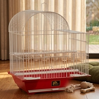 Cage à oiseaux en plastique rouge de petite taille Prevue Pet Products SP50011