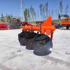 Disc Plough 3 Row Farm <b>Cultivator</b> Tractor Mounted Red High Productivity - Product Image 3
