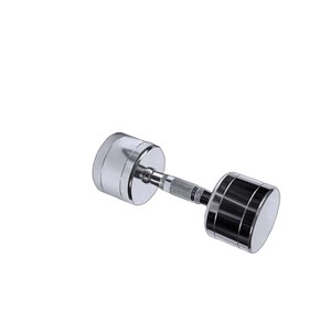 Elektroliz yuvarlak kafa Dumbbells 1-10kg 100kg spor ağırlık kaldırma krom çelik dambıl seti - Product Image 4