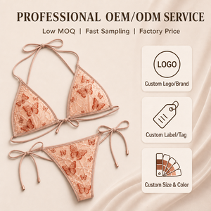 <span class=keywords><strong>Ensemble</strong></span> de lingerie sexy ajouré <span class=keywords><strong>grande</strong></span> <span class=keywords><strong>taille</strong></span> trois pièces en tissu polyester Dobby avec <span class=keywords><strong>porte</strong></span>-jarretelles en dentelle couleur émeraude ODM - Product Image 6
