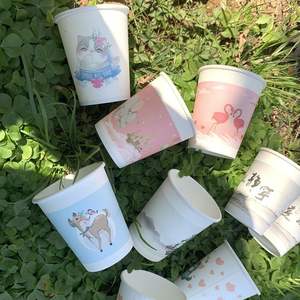 Gobelets en papier jetables à double paroi épaissis avec impression de logo pour usage commercial et domestique - Personnalisation du nom du magasin - Product Image 6