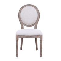Chaises de mariage vintage Louis, meubles de salle à manger antiques de luxe pour hôtel, banquet et salle à manger