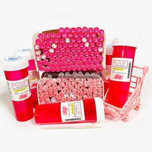 2021 New Style Private Label Custom Pill Bottle Eyelash Lashbox Packaging Case Lashes Cases with logo