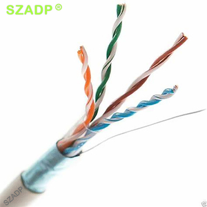 Cable de Red para Exteriores <span class=keywords><strong>e</strong></span> Interiores FTP CAT5 <span class=keywords><strong>E</strong></span> <span class=keywords><strong>CAT6</strong></span>, Impermeable, 305m, 4 Pares, Rj45, 23awg 24awg, Cobre y CCA, Cable LAN Cat 6 para Ethernet - Product Image 5
