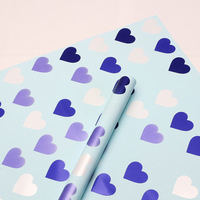 Papier d'emballage pour fleurs DLBZ Virgin Heart, imperméable, design floral, bouquets, emballage de fleurs pour la Saint-Valentin, mariage, artisanat