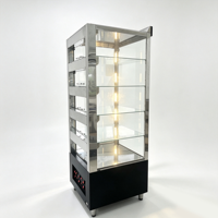 Vitrine chauffante commerciale de comptoir pour aliments chauds, gâteaux, poulet, viande, pâtisserie – Machine de présentation chauffante