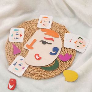 Children Creativity Fine Motor Skills Board Artistic Face Change Magnetic <b>Puzzles</b> for Kids - Product Image 2