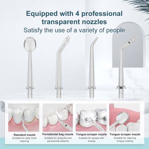 Nettoyeur de dents électrique sans fil TAHATH, certifié IPX6, rechargeable, portable, irrigateur dentaire à eau pour les voyages - Product Image 5