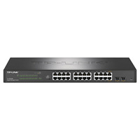 TP-Link TL-SH2226 Switch Administrado en la Nube con Enlace Ascendente de 10 Gigabits / 24 Puertos GE + 2 Puertos SFP, Sistema de Bajo Voltaje, Hecho en China