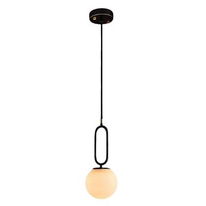Minimalist Pendant <b>Light</b> Gold Round E27 LED Single Head For Bedroom Dining Room - Product Image 3