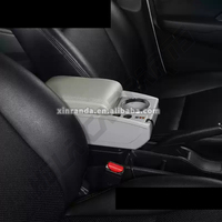 Boîte d'accoudoir boîte de contenu de magasin Central double couche accoudoir de voiture boîte de couverture de Console centrale et porte-gobelet pour Toyota Yaris 2011-2008