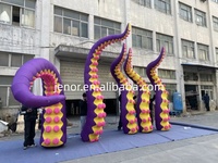 Tentacules gonflables géants, pattes de pieuvre gonflables pour la décoration de toit