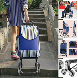 Vente en gros <span class=keywords><strong>de</strong></span> chariots portables pliants pour faire les <span class=keywords><strong>courses</strong></span> en supermarché chariots pour <span class=keywords><strong>sac</strong></span> à main d'extérieur avec roues d'escalier pour grimper - Product Image 2