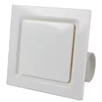Smart New AC Moteur Salle de bain Extracteur d'air Ventilateur d'extraction avec minuterie Smart Plafond Bain Ventilateur Conduit Connexion Toilette Ventilation