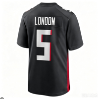 Jahitan Berkualitas Terbaik Dapat Disesuaikan # 7 ROBINSON # 5 LONDON # 3 BATES Jersey Sepak Bola Amerika