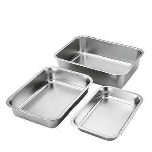 Bandeja cuadrada moderna de acero inoxidable 304/201 de 70*50, bandeja profunda de Metal para el hogar, <span class=keywords><strong>Hotel</strong></span> y restaurante, Buffet para caja de arena para <span class=keywords><strong>gatos</strong></span> - Product Image 6