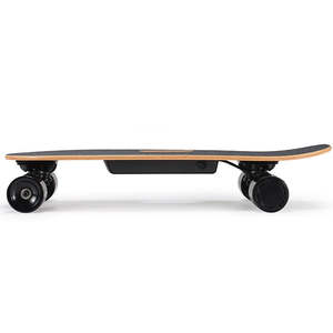 لوح تزلج كهربائي <span class=keywords><strong>4</strong></span> عجلات للبيع بالجملة ، لوح تزلج كهربائي ذكي لاسلكي للتحكم عن بعد من خشب البثور - Product Image 4