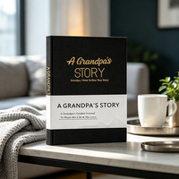 Agenda personnalisé Artmag, journal de la vie du grand-père, livre de souvenirs familial, couverture en papier, 100 feuilles, pour que le grand-père partage ses souvenirs, 250+ pages