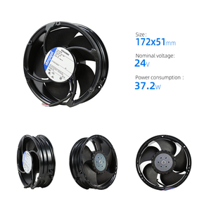 Ventilador Eléctrico de CC de 24 V de Alto Rendimiento y Compacto Ebm-6314/2 TDHP, Confiable para Equipos Electrónicos e Industriales - Product Image 2