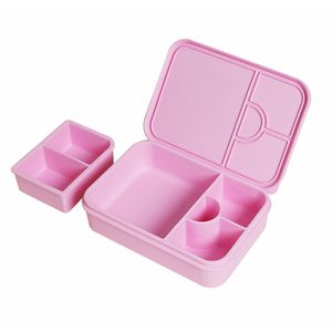 Household 1L Food Grade Silicone Insulated Leak Proof Microwavable Freshness Preservation Kids <b>School</b> <b>Lunch</b> Bento <b>Box</b> - Product Image 3