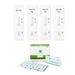 Kit de test rapide vétérinaire AIV Ag pour la détection de l'influenza <span class=keywords><strong>aviaire</strong></span> H5/H7/H9 chez les volailles (poulets, canards, pigeons) - Product Image 1