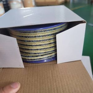 Đen PTFE Aramid sợi tuyến đóng gói Graphite PTFE bôi trơn phụ hiệu suất cao niêm phong vật liệu - Product Image 1