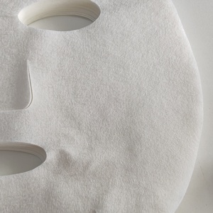 Feuille épaisse de masque facial de fibre de bambou de fibre végétale absorbant hydratant débarbouillette de soin de la peau - Product Image 4