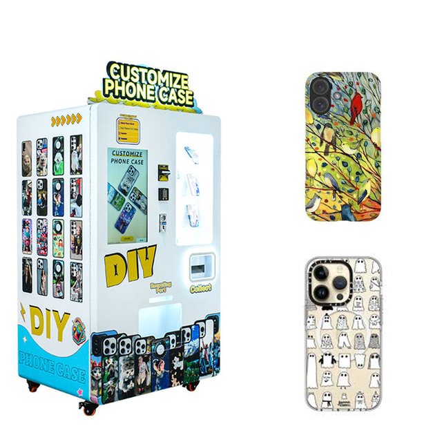 Portable Mobile Phone Case Printer Vending Station, Compact Photo Printing Kiosk for Souvenir and Gift Shops