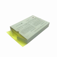 Boîte en Carton imprimé personnalisé, pour masque pour les yeux, avec insertion en papier, vente en gros, 50 pièces