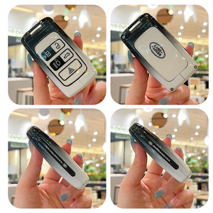 Funda de Silicona y Aleación de Zinc para Llaves de Auto LAND ROVER, <span class=keywords><strong>JAGUAR</strong></span> Xel, Xfl, Epace, Fpace, Xj, con Anillo para Llaves - Product Image 2