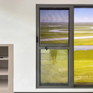Grandsea bán buôn tùy chỉnh nhôm đôi kính cường lực dọc <span class=keywords><strong>Sash</strong></span> lên và xuống cửa sổ Treo Cửa Sổ với màn hình - Product Image 4