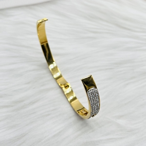 HC Bộ Kim <span class=keywords><strong>C</strong></span>ương Giả Pha Lê Phong <span class=keywords><strong>C</strong></span>ách Châu Âu Chất Lượng Cao Mới Vòng Tay Thép Không Gỉ Màu Vàng Và Bạ<span class=keywords><strong>c</strong></span> Đá Quý Kim <span class=keywords><strong>C</strong></span>ương <span class=keywords><strong>C</strong></span>á Tính Gypso - Product Image 5