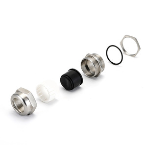 Stainless Steel <b>Waterproof</b> <b>Cable</b> Connector M37X1.5 PG21 Rigid Threaded For Ordinary <b>Cable</b> - Product Image 4