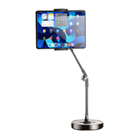 Personalizado Oneday YH15 360 °   Soporte Giratorio para Tablet de Escritorio con Brazo Largo, Base Estable, Ajustable, para Oficina, Hogar y Transmisiones en Vivo