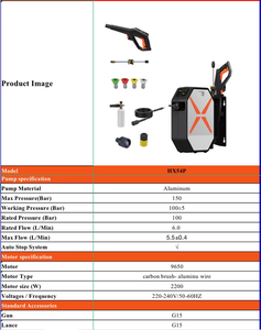 <span class=keywords><strong>Nettoyeur</strong></span> <span class=keywords><strong>haute</strong></span> <span class=keywords><strong>pression</strong></span> à froid 3600 PSI 280 50 Hz pour le nettoyage extérieur - Product Image 4