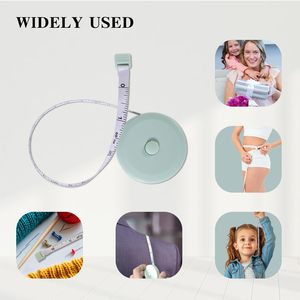 Wholesale Weight-Keeping Measurement Tape Measures Mini Small Pocket <b>Sewing</b> Tailor PVC Waist Body BMI Measuring Tapes - Product Image 3