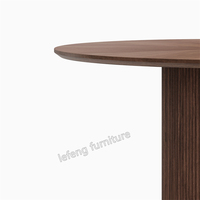 Offre Spéciale d'usine nouveau produit table basse gigogne scandinave vintage design unique table ronde en noyer pour salle à manger café