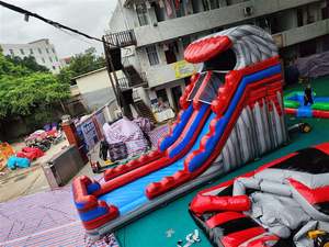 Château sautant gonflable commercial de glissière d'évasion de secours de glissière d'eau pour la glissière gonflable géante d'enfants - Product Image 3