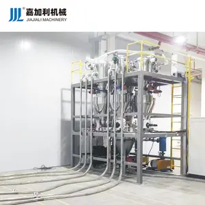 Clean Manual Feeding Station Automatic Weight Mixing System For PVC Powder
