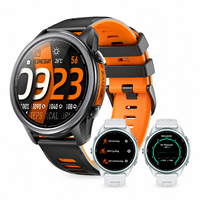 WATCH50 1,43 AMOLED GPS Smartwatch 6 Satelliten 3ATM Wasserdicht Herzfrequenzmessung BT-Anrufe KI-Sprachsteuerung LED-Taschenlampe Smartwatch