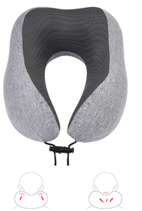 <strong>Car</strong> <strong>Headrest</strong> <strong>Pillow</strong> with Soft Fabric Cover Memory Foam Neck Cushion for Driving - Product Image 5