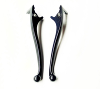 Levier de frein de VTT personnalisé à faible coût, usinage CNC, brochage par électroérosion, usinage 5 axes, aluminium anodisé noir, pour VTT