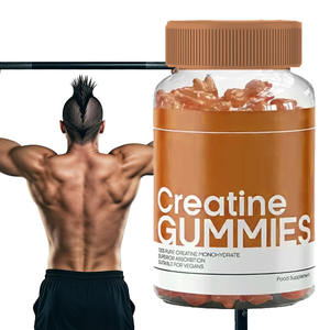 Gomme di Creatina Monoidrato ad Alta Potenza per Adulti, Crescita Muscolare, Potenziamento della Forza, Pre-Allenamento, Supporto Immunitario, L-Taurina, Betaina - Product Image 1