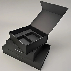 Luxury Custom Storage <strong>Paper</strong> <strong>Box</strong> White Black Recycled Cardboard High-End Matt Lamination Cosmetic Gift <strong>Box</strong> Magnetic - Product Image 2