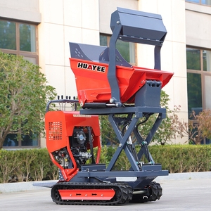 Envío Gratis desde China: Mini Cargador Multifuncional, Dumper de Orugas de 500KG/800KG, Mini Transportador, Camión Volquete para Construcción - Product Image 1