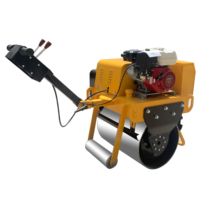 Compacteur de sol manuel, petit rouleau compacteur populaire en Amérique du Nord, compacteur à rouleaux piétonnier