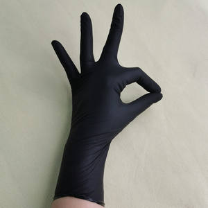 Gants en nitrile noir de 5 mil et 4 mil pour salon de beauté, salon de coiffure, salon de tatouage, sans latex, pour une utilisation sécuritaire - Product Image 4