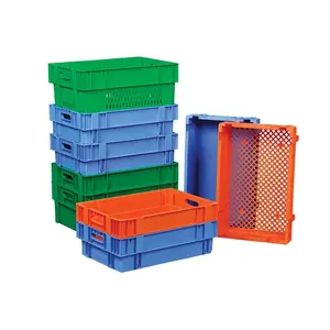 공장 직접 판매 플라스틱 스택 둥지 상자 stackable 상자